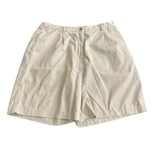 Eddie Bauer Women’s Elastic Waist Flat Front Cotton Shorts. Size 18W. - Picture 1 of 10
